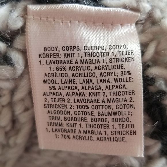 Angel Of The North Cream Textured Shawl Sweater - Picture 11 of 11